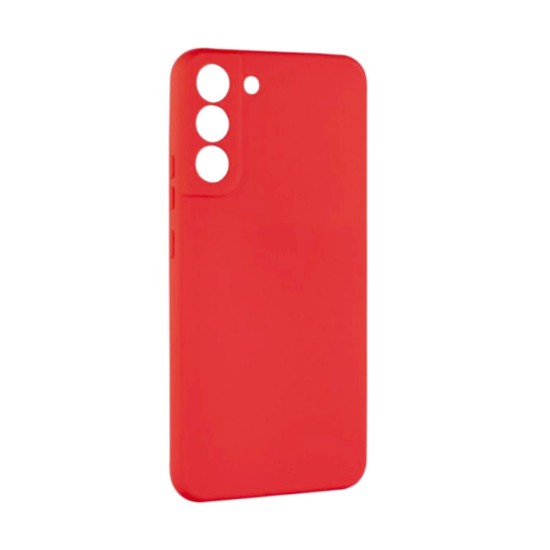 Capa de Silicone para Samsung Galaxy S22 Plus Vermelho